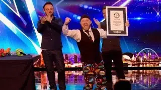 Ryan Tracey and a NEW WORLD RECORD | Britain&rsquo;s Got Talent 2017