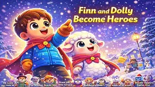 Finn and Dolly Become Heroes 🦸&zwj;♂️🐑 | Helping Others & Staying Safe | 3D Kids Cartoon