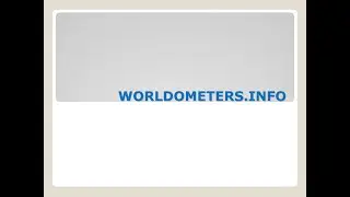 WORLDOMETERS CORONA INFO