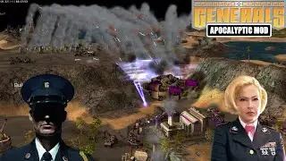 USA BOSS VS USA DEFENSE CHALLENGE! C&C Generals Zero Hour Apocalyptic 2.2