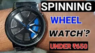 SKMEI Gyro Wheel Watch 😍 Car Alloy Rim Design for Car Lovers!⌚SKMEI🤑premium wrist watch