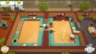 Overcooked Level 1-4 3Stars Walkthrough