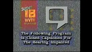 WVTV Super 18 Identification w/ Stereo & CC (1992)