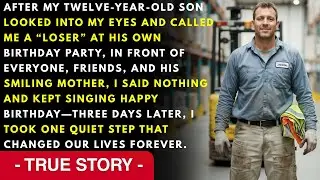My Son Said Loudly at Dinner “You're a Loser, Mom's New Husband Isn't”. I Didn't Say Anything...
