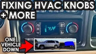 Fixing HVAC Controls and few other parts in the Z71 Tahoe