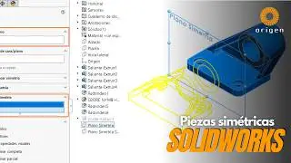 Creación de piezas simétricas en SOLIDWORKS Design