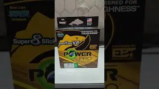 Using Power Pro Super Slick V2 for my new reel #fishingequipment