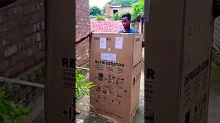 Open Box Delivery Flipkart||Flipkart Fridge UnboxingSamsung 183 L  Refrigerator #trending #shorts