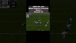 Week 4 scores and highlights in our Miami Dolphins Franchise ESPN NFL 2K5! #espnnfl2k5 #nfl2k5