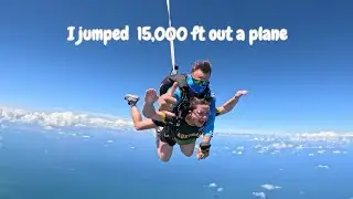 Bucket list moment 🥹 I jumped out a plane at 15,000 feet! 