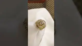 Zircon Ring | Ladies Ring | Silver Ring | Gold Plated