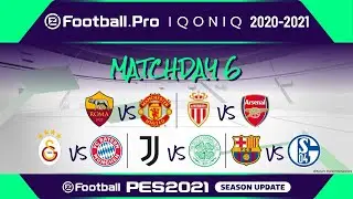 PES | eFootball.Pro IQONIQ 2020-21 | MATCHDAY 6 | AS Roma vs Manchester United FC (Featured Match)
