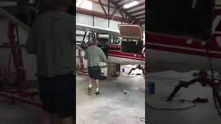 1960 Cessna 210 gear swing