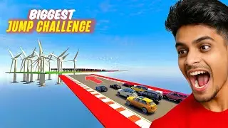 GTA 5 Biggest Jump Challenge &ndash; Fortuner vs That, Defender vs G-Wagon