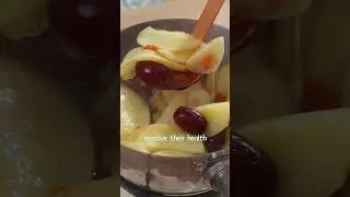 Chinese apple ginger soup