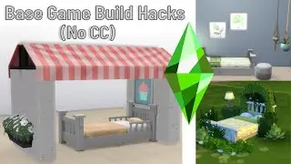 More BASE GAME ONLY Bed Build Hacks For The Sims 4! (No CC) // The Sims 4: Build Hacks