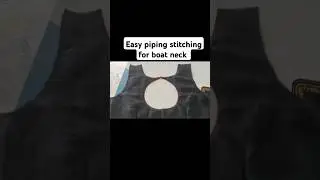 perfect piping for boat neck #sewingtips #fashion #shorts #youtubeshorts