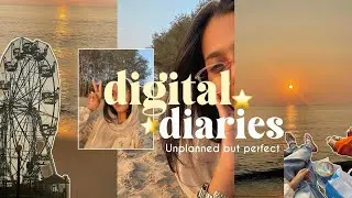 A Slow Beach Day With Best Friend🌊| Journaled the First Memories of This Month⭐️| Aesthetic Vlog ✨