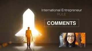 Comments for the International Entrepreneur Rule by Sophie Alcorn