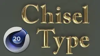 Chisel Type using Spline Fields [New in C4D R20]
