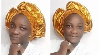 BEGINNERS (DIY) SATIN RUFFLES GELE TUTORIAL.