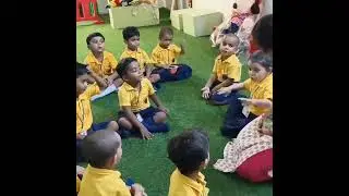 kids are learning bathing activity