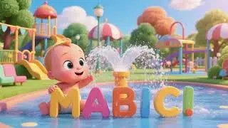 🌈🔤 Magic ABC Sprinkler Park | Alphabet Song & Water Fun for Kids 🎶💦