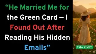 &ldquo;He Married Me for the Green Card &mdash; I Found Out After Reading His Hidden Emails&rdquo;