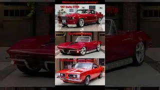 Shelby GT500, Corvette or Barracuda? 🤔