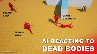Unreal Engine 5 - React to Dead Bodies with Multiple NPCs(ALS #104)