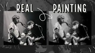 Painting a Last Dinosaurs Concert Photo