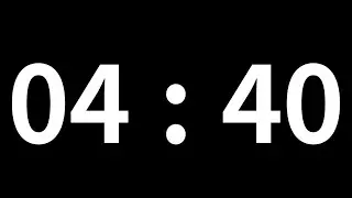 4분 40초 타이머 4 minute 40second timer 280 second timer