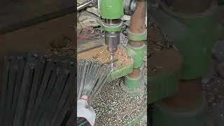 Thin steel drilling - good machinery to assist work