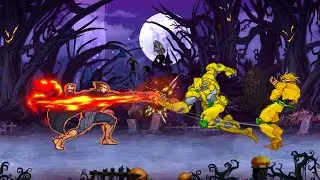 Dio Brando vs Demitri Maximoff - JoJo's Bizarre Adventure X Darkstalkers - CVS3/PotS/Infinite MUGEN!
