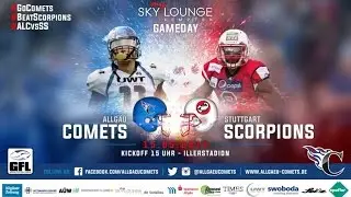 Allg&auml;u Comets vs  Stuttgart Scorpions (1. Hz)