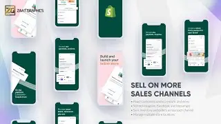 Shopify - Your Ecommerce Store App Promo Video | After Effects Promo | Zaat Graphics