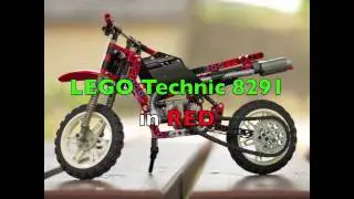 LEGO Technic 8291 Dirt Bike in Red