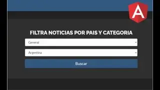 Angular - Consume una API REST - App Noticias