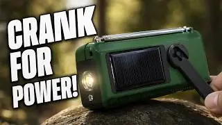 TIVDIO HR-11S Emergency Solar Hand Crank AM FM Shortwave Radio and Power Bank Review
