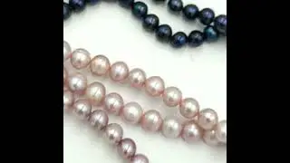 Fresh-water pearls 8 mm - www.kolibribeads.com