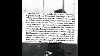 Real History of Tarain🔥 #history #shorts