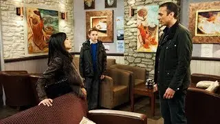 Priya Sharma Collapses In The Café (17-03-14) || Emmerdale