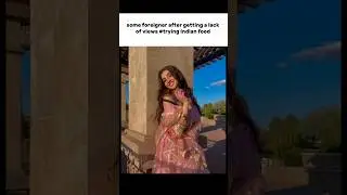 omg, trying Indian clothes for the first time 🥰#india #overacting #views #trendingshorts #lalasadii