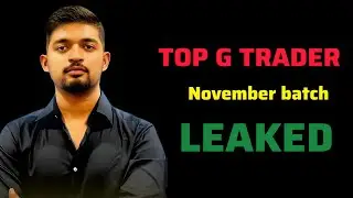 Top G Traders - Full Course LEAKED🤯|| Basic To Advanced Course⚡|| Link in Description 👇
