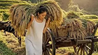 Traditional Farming Life: Plowing with Buffalo | Why I Love Rice Farming