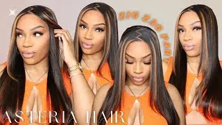 Pre Plucked Hairline 😍 *Easy* Beginner Friendly 6x6 Highlighted Closure Wig Install | Asteria Hair