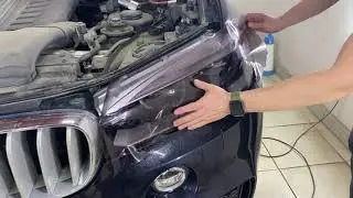 Оклейка BMW X5 в антигравийную пленку Hexis bodyfence