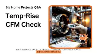 Temperature-Rise Cfm Quick-Check Guide