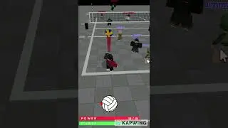 Volleyball 4.2 Atsumu curve serve #shorts #roblox #volleyball
