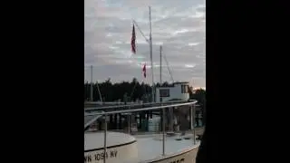 Roche harbor colors ceremony